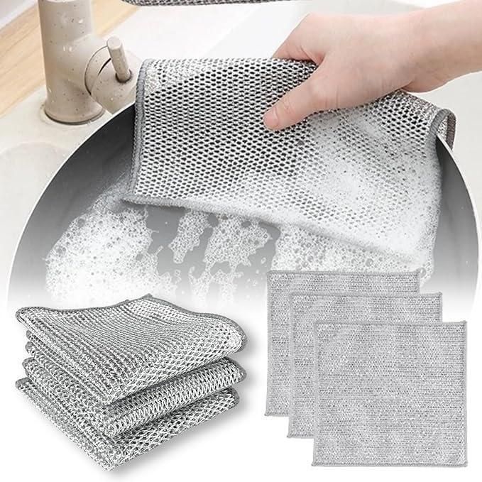 Multipurpose Wire Dishwashing Rags PACK 5/10